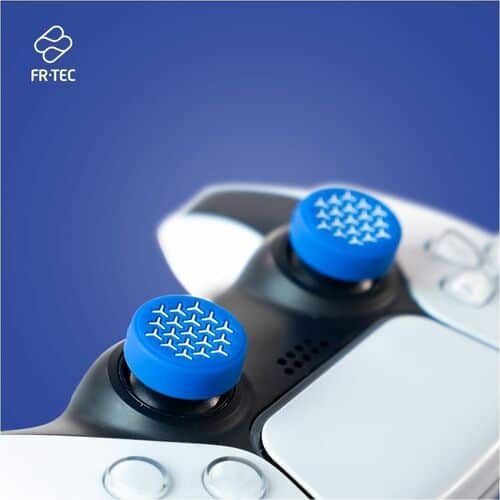 PS5 ULTRA GRIPS SETFR-TEC PROTECTOR ANALOGICOS AZUL
