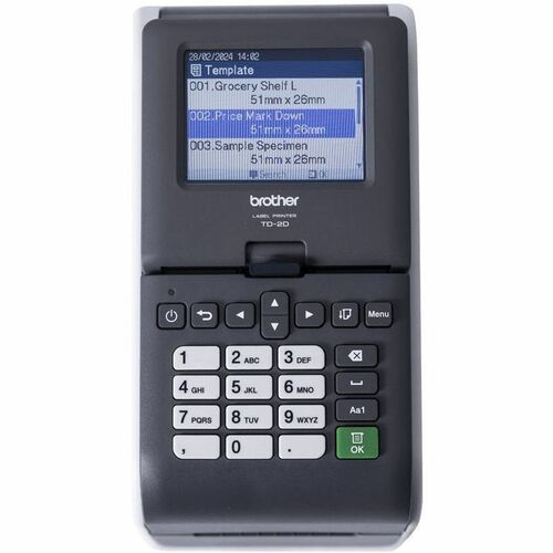 Stampante termica diretta Brother TD-2320DSA300 - Monocromatico - Desktop - Etichetta stampabile - Schermo - Capacità di s