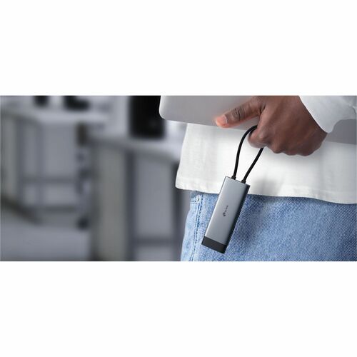 TP-Link UH6120C USB-Typ C Docking Station für Notebook, Tablet, Smartphone, Spielkonsole, Desktop-PC - Ladefunktion - 1 Un
