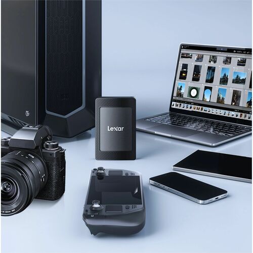 Lexar SL500 4 TB Portable Solid State Drive - External - USB 3.2 Gen 2x2 - 2000 MB/s Maximum Read Transfer Rate - 5 Year W