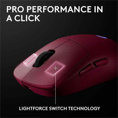 Vista 7 de PRO 2 Wireless Mouse - Magenta Logitech