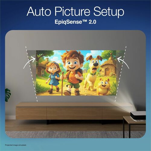 "PROYECTOR LED LIFESTUDIO EF-61W 700LUM 1080P HDMI GOOGLE TV
"