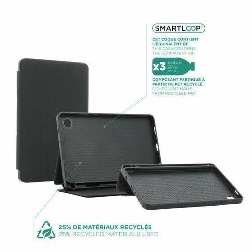 MOBILIS ELEMENT Carrying Case (Flap) for 22.1 cm (8.7") Samsung Galaxy Tab A11 Tablet - Black - Shock Resistant, Drop Resi