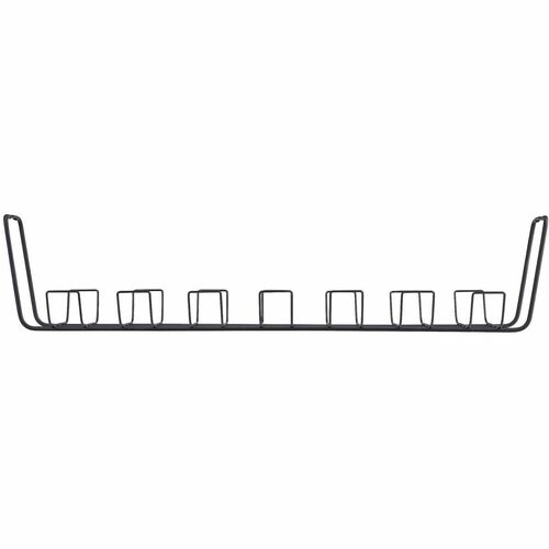 StarTech.com Cable Routing - Black - 1 - TAA Compliant - Cable Management Tray - 614.7 mm Length - Steel, Metal