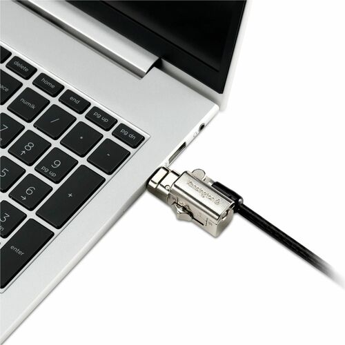 Kensington Universal Cable Lock For Notebook - TAA Compliant - 1.83 m Cable - Keyed Lock - Silver - Carbon Steel - For Not