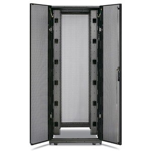 APC by Schneider Electric NetShelter 42U Enclosed Cabinet Rack Cabinet for Blade Server - 482.60 mm Rack Width - Black - 1