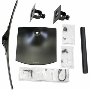 Ergotron Monitor Stand - Up to 61 cm (24") Screen Support - 28.12 kg Load Capacity - Desk - Steel, Aluminium - Black - For