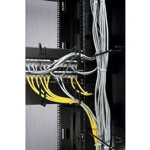 APC by Schneider Electric Kabelbündler - Schwarz - Kabelmanager - 1U Höhe