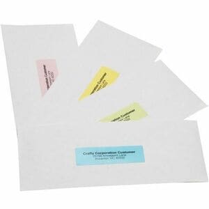 Seiko Address Label 4 pack (Red, Green, Blue, White) - Perfect for Address Labels for Office Mailings, Invitations, Christ