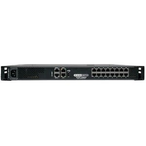 Tripp Lite by Eaton NetCommander 16-Port Cat5 KVM over IP Switch - 19 in. LCD, 1 Remote + 1 Local User, 1U Rack-Mount, TAA