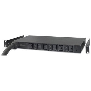 APC by Schneider Electric Basic Rack 22kW PDU - Basic - 6 x IEC 60320 C19 - 22 kW - 2.44 m Cord Length - 1U - Rack-mountable