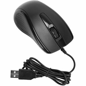 3BTN FULL SIZE USB BLACK OPTICAL MOUSE