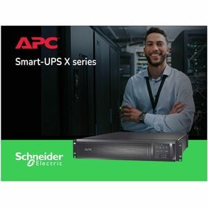 APC Smart-UPS X, Line Interactive, 3kVA, Rack/tower convertible 2U, 100V-127V, 3x 5-15R+3x 5-20R+1x L5-30R NEMA, SmartSlot