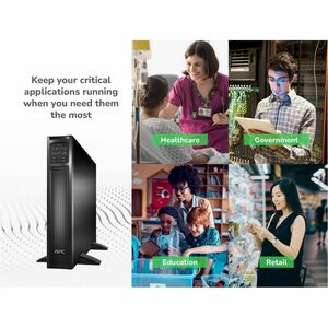 APC Smart-UPS X, Line Interactive, 2200VA, Rack/tower convertible 2U, 100V-127V, 6x 5-15R+2x 5-20R NEMA, SmartSlot, Extend