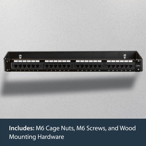 StarTech.com 1U 19in Hinged Wallmounting Bracket for Patch Panel - Wall-mount a patch panel or network switch while provid