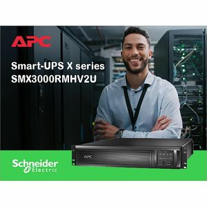 APC Smart-UPS SMX3000RMHV2U Line-interactive UPS - 3 kVA/2.70 kW - 2U Rack/Tower - 3 Hour Recharge - 6 Minute Stand-by - 2