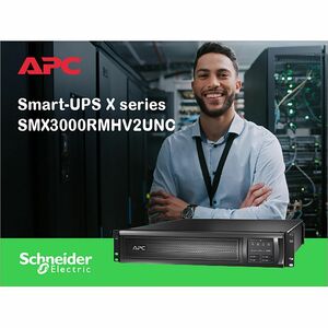 APC Smart-UPS SMX3000RMHV2UNC Linha interativa UPS - 3 kVA/2,70 kW - 2U Rack/Torre - 3 Hora Recarrega - 6 Minuto Stand-by 