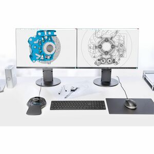 Dispositif d'Entrée 3D 3Dconnexion SpaceMouse Pro - USB - 15 Programmable Button(s) - Noir - Câble