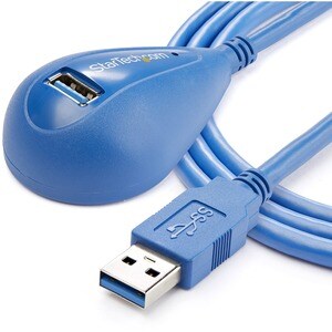 StarTech.com Cable de 1.5m Extensión Alargador USB 3.0 (5Gbps) SuperSpeed Dock de Escritorio - Macho a Hembra USB A - Cabl