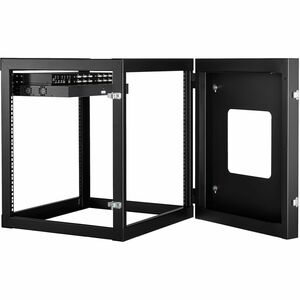 StarTech.com 4-Post 12U Hinged Wall-Mount Network Rack, 19" Open Frame Server Rack, Wall Mount Data Rack for IT Computer E