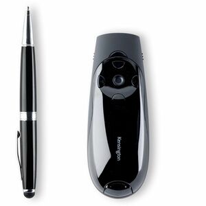 Kensington Presenter Expert Mouse - Radio Frequency - USB - Laser - 4 Button(s) - Black - Wireless - 50 m - 2.40 GHz