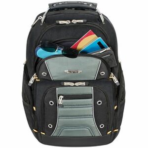 Estuche de transporte Targus Drifter II TSB239US Robusto (Mochila) para 43.2cm (17") Portátil - Negro/Gris - Conforme con 