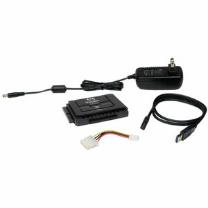 Eaton Tripp Lite Series USB 3.0 SuperSpeed to Serial ATA (SATA) and IDE Adapter for 2.5 in. or 3.5 in. Hard Drives - for 2