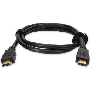 10ft HDMI 1.4 Male to HDMI 1.4 Male Black Cable For Resolution Up to 4096x2160 (DCI 4K) - 100% compatible and guaranteed t