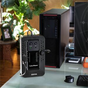 UPS Standby CyberPower EC550G - 550VA/330W - Compacto - 8Hora(s) Recharge - 2Minuto(s) Stand-by - 120 V AC Entrada - 120 V