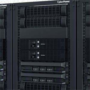 CyberPower OR1500LCDRT2U Smart App LCD UPS Systems - 1500VA/900W, 120 VAC, NEMA 5-15P, 2U, Rack / Tower, 8 Outlets, LCD, P