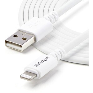 StarTech.com Câble Apple® Lightning™ vers USB pour iPhone, iPod, iPad - 3 m Blanc - Cable for iPhone, iPod, iPad, Accessoi