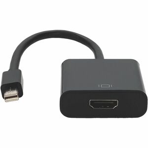 Mini-DisplayPort 1.1 Male to HDMI 1.3 Female Black Adapter For Resolution Up to 2560x1600 (WQXGA) - 100% compatible and gu