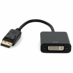 AddOn DisplayPort to DVI Dual Link Active Video Converter - Male to Female Dongle - 8" DisplayPort/DVI Video Cable for Vid