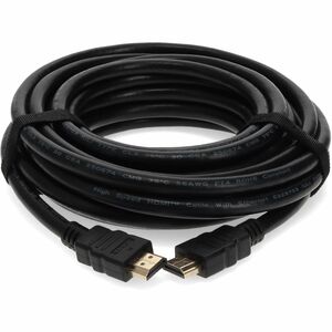 50ft HDMI 1.4 Male to HDMI 1.4 Male Black Cable Which Supports Ethernet Channel For Resolution Up to 4096x2160 (DCI 4K) - 