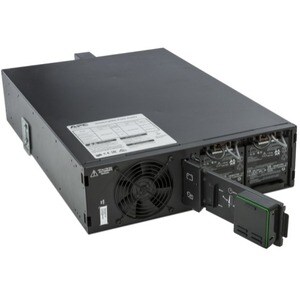 APC Smart-UPS On-Line SRT5KRMXLI - 5000VA, 6x C13, 4x C19 output, rack mountable, Embedded NMC. UPS topology: Double-conve