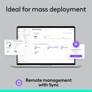 Logitech USB Headset Mono H570e - Mono - USB - Wired - 31.50 Hz to 20 kHz - Over-the-head - Monaural - Supra-aural - Noise