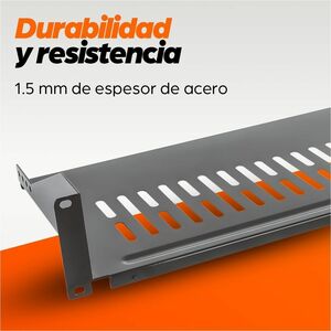 19˘ Cantilever Shelf, 2U, 2-Point Front Mount, 250mm Depth, Max 25kg, Black, Three Year Warranty - Steel - 25 kg Maximum W