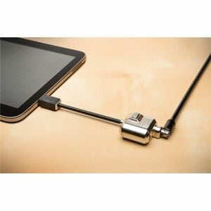 Kensington MiniSaver Cable Lock - 1.83 m Cable - Keyed Lock - Black - Carbon Steel