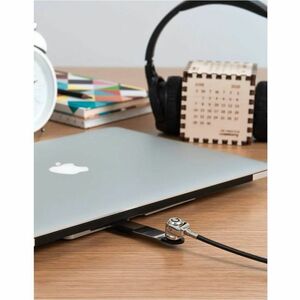 Compulocks Blade Universal Lock Slot Adapter with Combination Lock Silver - Universal lock, Compatible with any netbook, t