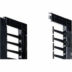 APC by Schneider Electric AR8765 Cable Organizer - Black - 1 Each Pack - Cable Manager
