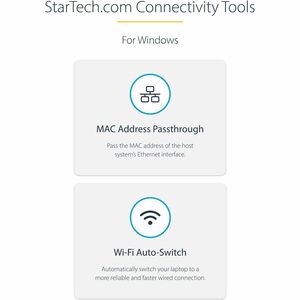 StarTech.com USB-C to Ethernet Gigabit Adapter - Thunderbolt 3 Compatible - USB Type C Network Adapter - USB C Ethernet Ad