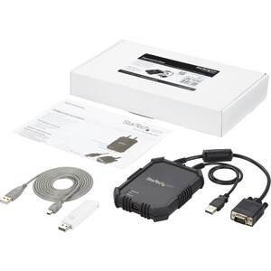 USB 2.0 KVM Konsole - Mobiler Laptop Crash Cart Adapter mit Datenübertragung und Videoaufnahme - 1 Lokaler Benutzer(n) - W