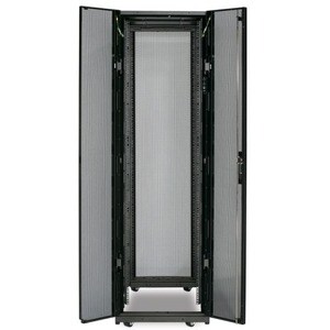 NetShelter SX 45U 600mm Wide x 1200mm Deep Enclosure with Sides Black