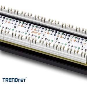 Network Pièce pour panneau TRENDnet TC-P08C6 - 8 Port(s) - 8 x RJ-45 - 10" Grand Angle/Champ de Vue Elargi