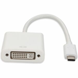 AddOn USB 3.1 (C) Male to DVI-I (29 pin) Female White Adapter - 100% compatible and guaranteed to work