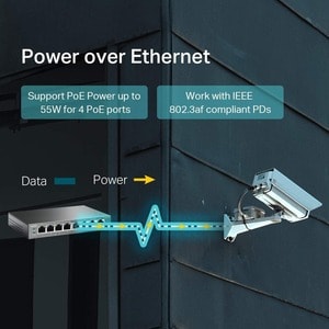 Switch Ethernet TP-Link EasySmart TL-SG108PE 8 Porte Gestibile - Gigabit Ethernet - 10/100/1000Base-T - 2 Layer supportato