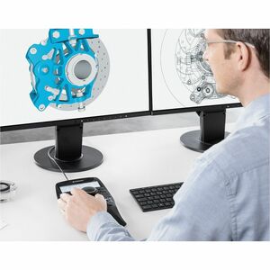 Dispositif d'Entrée 3D 3Dconnexion SpaceMouse Enterprise - USB - 31 Programmable Button(s) - Câble