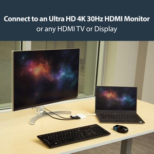 StarTech.com USB C Multiport Adapter with HDMI 4K & 1x USB 3.0 - PD - Mac & Windows - White USB Type C All in One Video Ad
