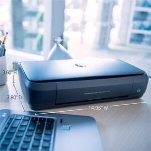 HP OFFICEJET 250 MOBILE MFP SCAN COPY A4 10 7PPM DC 500 RMPV 300 USB WIFI EPRINT 50 SHEET INPUT