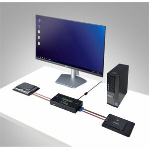 StarTech.com 1:1 Standalone Hard Drive Duplicator and Eraser, SAS/SATA HDD/SSD Cloner/Copier and Disk Eraser/Sanitizer/Wip